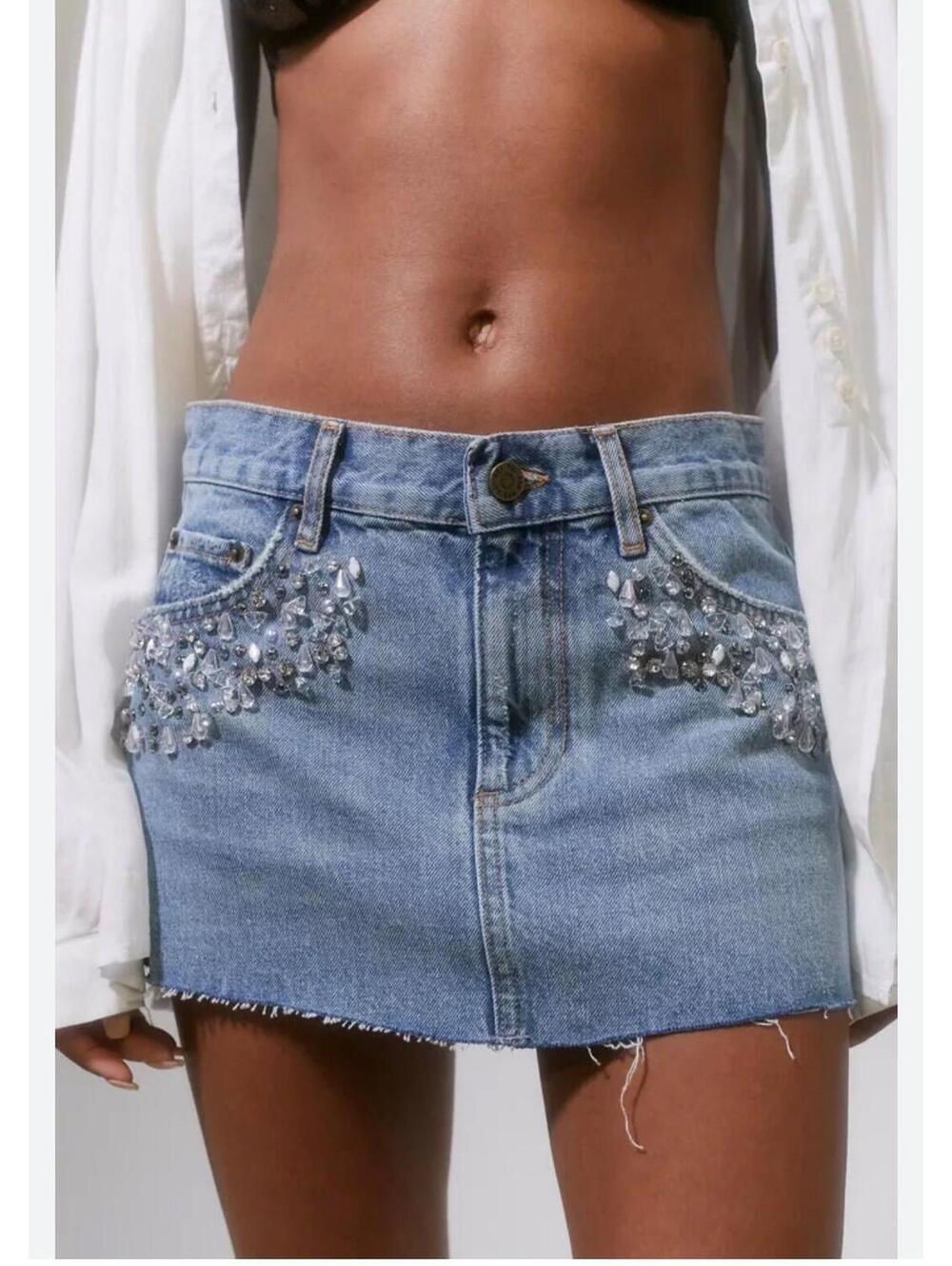 98. BDG Glimmer Shimmer Mini Skirt
